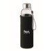 Botella de vidrio con infusor 500 ml, botella publicidad