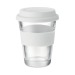Vaso de cristal 35cl, taza y vaso con tapa publicidad