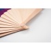 BOWFAN Abanico de madera arco iris, abanico publicidad