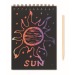 NEGRO - Cuaderno de papel de borrador, cuaderno de espiral publicidad