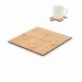 LEPY Juego de 4 posavasos puzzle regalo de empresa
