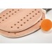 Set beach tennis en bois de ros, raquettes de plage ou beach tennis publicidad