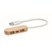 Concentrador USB VINA C de 3 puertos con doble entrada regalo de empresa