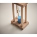 Sablier en bois 3 minutes, sablier publicidad