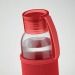 Botella de vidrio reciclado de 500 ml, botella publicidad