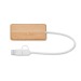 Hub USB 3 ports en bambou, Hub publicidad