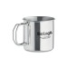 NUNAVUT - Taza de acero inoxidable 330 ml, taza y vaso de metal publicidad