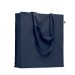 Grand sac shopping coloré en coton bio 220g/m², Sac shopping durable publicidad