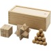 Puzzle chino de madera Brainiac de 3 piezas regalo de empresa