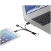 Cable de carga 3 en 1 con llavero metálico regalo de empresa