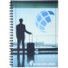 Cahier Desk-Mate® A5 à spirales avec couverture polypropylène, cahier publicidad