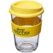 Taza clara de 30cl, taza y vaso con tapa publicidad