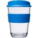 Taza clara de 30cl, taza y vaso con tapa publicidad