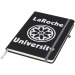 Notebook M Negro, cuaderno con bolígrafo publicidad