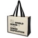 Bolsa gruesa con paredes de arpillera, Bolsa de arpillera publicidad