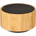 Haut-parleur Bluetooth® en bambou Cosmos, radio publicidad
