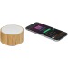 Haut-parleur Bluetooth® en bambou Cosmos, radio publicidad