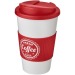 Gobelet isolant Americano® 350ml avec bandeau antidérapant et couvercle anti-fuite, Mug de voyage isolant publicidad