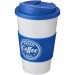 Gobelet isolant Americano® 350ml avec bandeau antidérapant et couvercle anti-fuite, Mug de voyage isolant publicidad