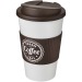 Gobelet isolant Americano® 350ml avec bandeau antidérapant et couvercle anti-fuite, Mug de voyage isolant publicidad