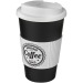 Gobelet isolant Americano® 350ml avec bandeau antidérapant et couvercle anti-fuite, Mug de voyage isolant publicidad