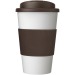 Gobelet isolant Americano® 350ml avec bandeau antidérapant et couvercle anti-fuite, Mug de voyage isolant publicidad