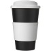 Gobelet isolant Americano® 350ml avec bandeau antidérapant et couvercle anti-fuite, Mug de voyage isolant publicidad