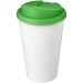 Vaso aislante de plástico reciclado, taza y vaso con tapa publicidad