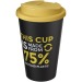 Vaso aislante de plástico reciclado, taza y vaso con tapa publicidad