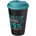 Vaso aislante de plástico reciclado, taza y vaso con tapa publicidad