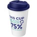 Vaso aislante de plástico reciclado, taza y vaso con tapa publicidad
