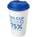 Vaso aislante de plástico reciclado, taza y vaso con tapa publicidad