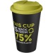 Vaso aislante de plástico reciclado, taza y vaso con tapa publicidad