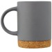 Taza de cerámica Neiva de 425 ml con base de corcho, Accesorio de corcho publicidad