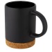 Taza de cerámica Neiva de 425 ml con base de corcho, Accesorio de corcho publicidad