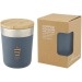 Vaso al vacío de acero inoxidable de 30 cl con tapa de bambú, taza y vaso con tapa publicidad