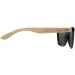 Lunettes de soleil polarisées miroir Hiru en rPET/bois dans coffret cadeau, objet écologique publicidad