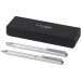 Ensemble-cadeau stylo bille et stylo roller Lucetto en aluminium recyclé regalo de empresa