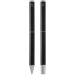 Ensemble-cadeau stylo bille et stylo roller Lucetto en aluminium recyclé, Parure avec stylo plume publicidad