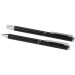 Ensemble-cadeau stylo bille et stylo roller Lucetto en aluminium recyclé, Parure avec stylo plume publicidad