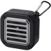 Haut-parleur solaire Bluetooth® Solo de 3 W IPX5 en plastique recyclé certifié RCS avec mousqueton regalo de empresa