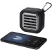 Haut-parleur solaire Bluetooth® Solo de 3 W IPX5 en plastique recyclé certifié RCS avec mousqueton regalo de empresa
