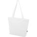 Sac shopping Panama de 20L avec fermeture éclair recyclé certifié GRS, Sac shopping durable publicidad