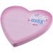 Post-its reciclados Sticky-Mate® con forma de corazón regalo de empresa