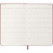 Agenda L hebdomadaire 12 mois Moleskine à couverture rigide, agenda publicidad