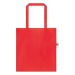 Sac shopping pliable dans une housse, Sac shopping pliable publicidad