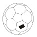 Ballon de foot anti stress "Kick off", balle anti-stress publicidad