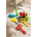 Juego de cubos de playa "Beachlife, pala, rastrillo y cubo de playa publicidad