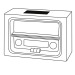 Radio AM/FM vintage regalo de empresa