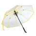 Parapluie transparent VIP, parapluie transparent publicidad